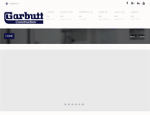 Tablet Screenshot of garbuttconstruction.com